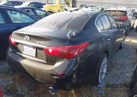 2015 Infiniti Q50 Premium from USA, damaged, VIN JN1BV7AP0FM351249